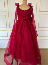 Load image into Gallery viewer, BT1351 Crimson Elegance - Mommy &amp; Me Gown Duo
