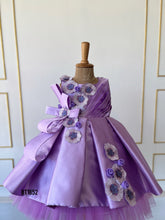 Load image into Gallery viewer, BT1852 Lavender Elegance Gown - Enchanting Whirls of Purple Splendor!
