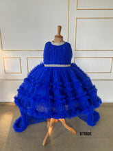 Load image into Gallery viewer, BT1860 Celebrate in Style: Luxe Royal Blue Party Dress
