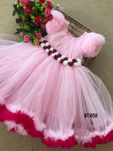 Load image into Gallery viewer, BT1658 Pink Petal Princess Tutu Dress
