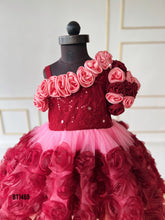 Load image into Gallery viewer, BT1469 Enchanted Rose Garden Party Dress
