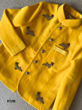 Load image into Gallery viewer, BT2200 Golden Glow Jacket: A Royal Look for Little Kings 🦌✨
