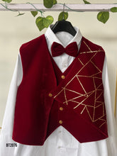 Load image into Gallery viewer, BT2076 🎩 Dapper Dreams: Red Velvet Junior’s Party Look 🎈
