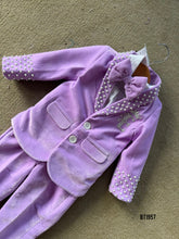 Load image into Gallery viewer, BT1957 Charming Lilac Pearl-Studded Suit for Baby Boys
