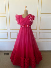 Load image into Gallery viewer, BT1853 Crimson Blossom Gala Gown - Celebrate Togetherness in Style!
