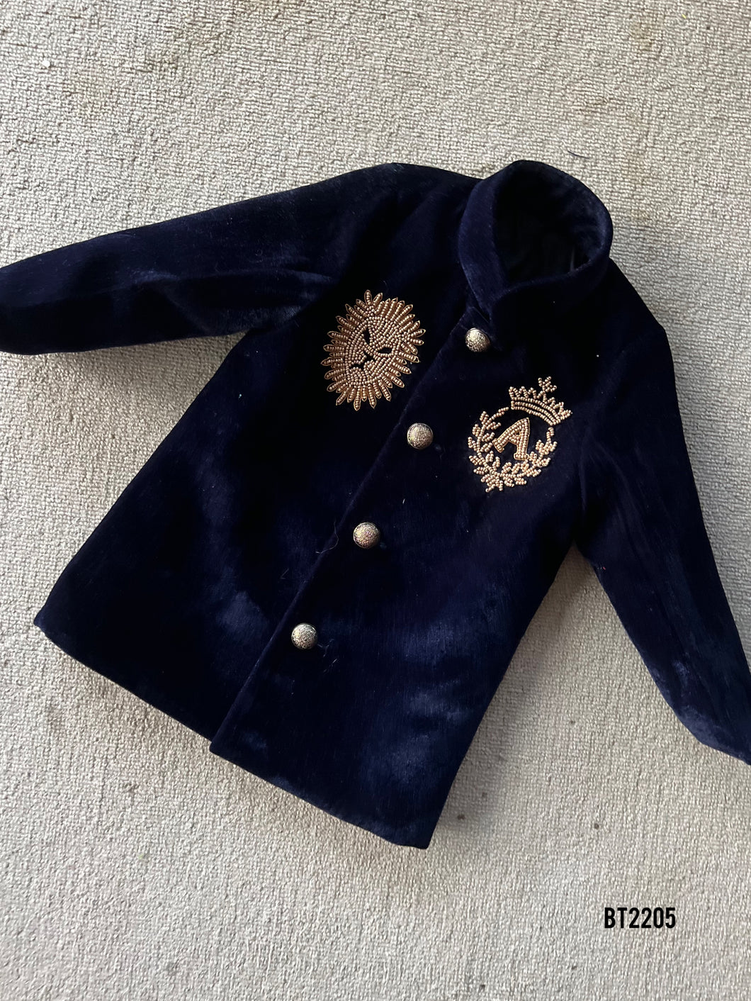 BT2205 Royal Velvet Jacket for Juniors 🎩✨