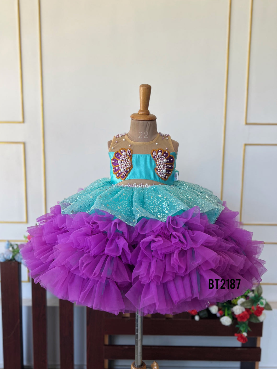 BT2187 Mermaid Magic Party Dress for Little Stars 🧜‍♀️✨