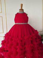 Load image into Gallery viewer, BT2116 Radiant Ruby Elegance 🌹 - Fit for a Little Princess! 👸💫
