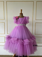 Load image into Gallery viewer, BT1985  Lavender Princess: A Graceful Dress for Dreamy Celebrations
