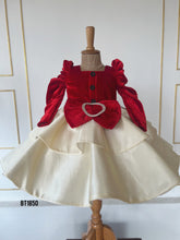 Load image into Gallery viewer, BT1850 Royal Red &amp; Ivory Princess Dress - Perfect for Celebrating
