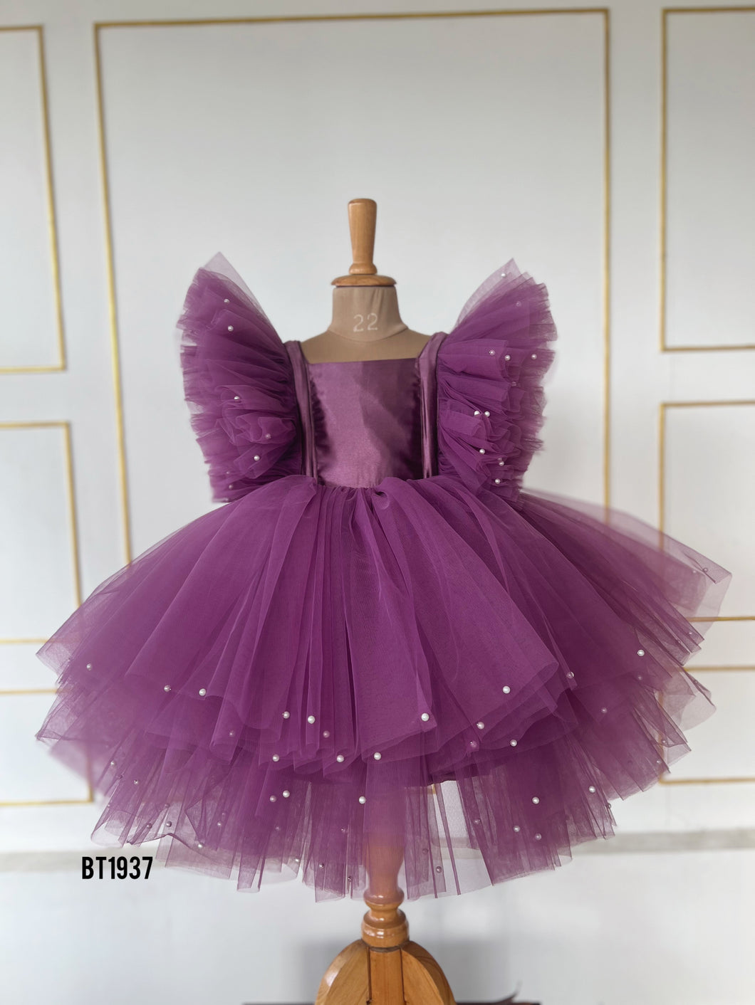 BT1937 Majestic Purple Fairy Dress