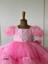 Load image into Gallery viewer, BT1943 Adorable Pink  Baby Dress
