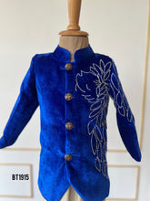 Load image into Gallery viewer, BT1915 Regal Blue: Boys&#39; Majestic Party Jacket
