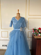 Load image into Gallery viewer, BT2118 💎 Elegant Blue Dream: Stunning Evening Gown for Moms to Shine! 💎
