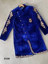 Load image into Gallery viewer, BT2209  Majestic Blue Velvet Coat for Little Princes ✨👑
