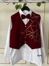 Load image into Gallery viewer, BT2076 🎩 Dapper Dreams: Red Velvet Junior’s Party Look 🎈
