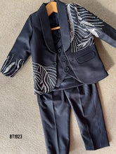 Load image into Gallery viewer, BT1923 Elegant Embroidered Suit - Sophisticated Style for Little Gentlemen
