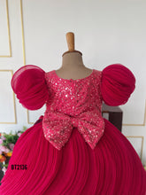 Load image into Gallery viewer, BT2136  Radiant Ruby Pumpkin Party Dress ✨❤️
