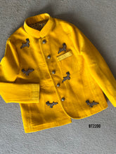 Load image into Gallery viewer, BT2200 Golden Glow Jacket: A Royal Look for Little Kings 🦌✨
