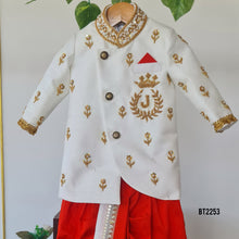Load image into Gallery viewer, BT2253 👑 Royal Maharaja Sherwani – Dress Your Prince in Regal Elegance! ✨
