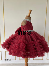 Load image into Gallery viewer, BT1982 Ruby Radiance: A Sparkling Dress for Unforgettable Celebrations
