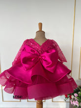 Load image into Gallery viewer, BT2041 🎀 Sparkling Ruby Party Dress for Your Little Star 🎀
