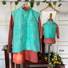 Load image into Gallery viewer, BT2242 🕌 Regal Ethnic Charm – The Ultimate Festive Look for Your Little Prince! ✨👑
