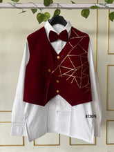 Load image into Gallery viewer, BT2076 🎩 Dapper Dreams: Red Velvet Junior’s Party Look 🎈
