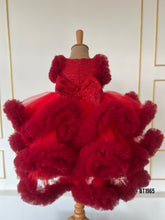 Load image into Gallery viewer, BT1965 Luxurious Red Baby Dress – Perfect for Special Occasions
