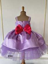 Load image into Gallery viewer, BT1912 Lavender Bloom: Elegant Baby Party Dress
