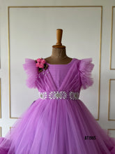 Load image into Gallery viewer, BT1985  Lavender Princess: A Graceful Dress for Dreamy Celebrations
