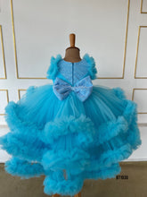 Load image into Gallery viewer, BT1930 Radiant Blue Princess Dress for Baby Girls
