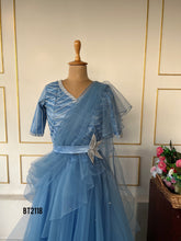 Load image into Gallery viewer, BT2118 💎 Elegant Blue Dream: Stunning Evening Gown for Moms to Shine! 💎
