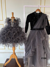 Load image into Gallery viewer, BT1896 Elegant Evening: Chic Mom &amp; Baby Combo Dress
