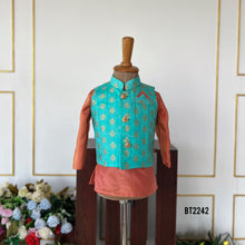Load image into Gallery viewer, BT2242 🕌 Regal Ethnic Charm – The Ultimate Festive Look for Your Little Prince! ✨👑
