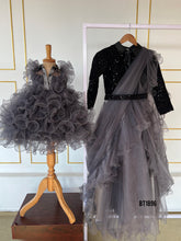 Load image into Gallery viewer, BT1896 Elegant Evening: Chic Mom &amp; Baby Combo Dress
