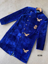 Load image into Gallery viewer, BT2195 Royal Blue Eagle Sherwani: Bold and Majestic Look 🦅✨
