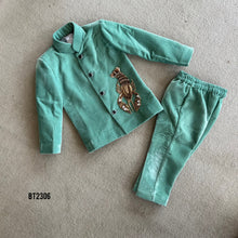 Load image into Gallery viewer, BT2306 🦞 Ocean Royalty – A Statement Look for Your Little Trendsetter! 🌊
