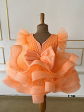 Load image into Gallery viewer, BT1944 Butterfly Dreams Orange Baby Dress
