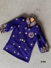 Load image into Gallery viewer, BT1999 👑Royal Blue Sherwani – Perfect for Your Little Prince&#39;s Celebrations! 💫
