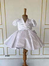 Load image into Gallery viewer, BT1841 Enchanted Elegance: Baby&#39;s Satin Twirl Party Dress
