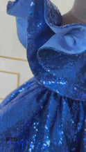 Load and play video in Gallery viewer, BT1755 Midnight Sparkle Sequin Dress for Little Stars
