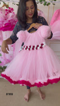 Load and play video in Gallery viewer, BT1658 Pink Petal Princess Tutu Dress
