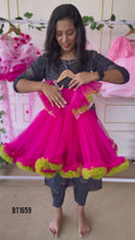 Load and play video in Gallery viewer, BT1659 Fuchsia Fantasy Tulle Dress
