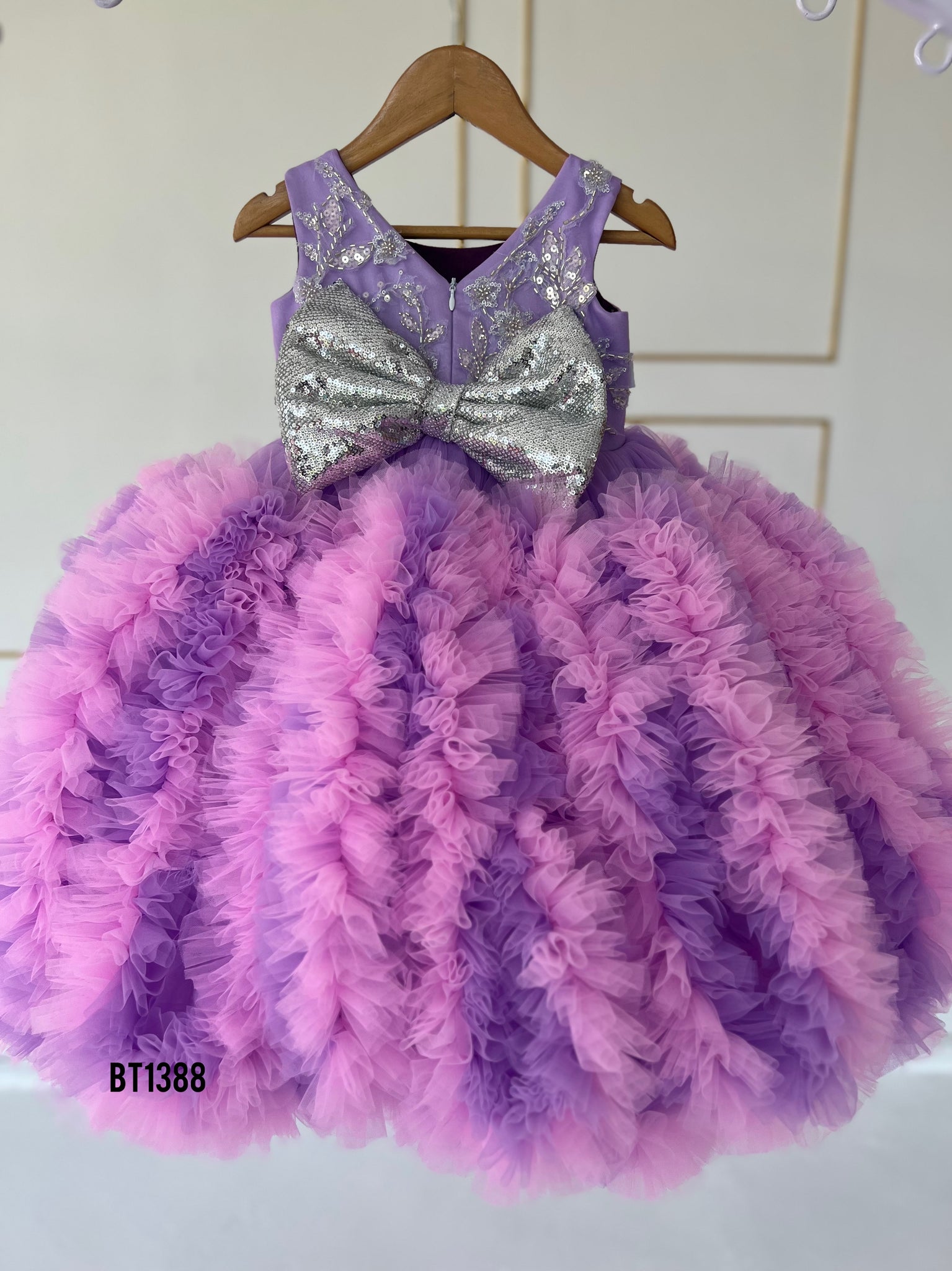 BT1388 Lavender Dream Sparkle Dress for Little Charms