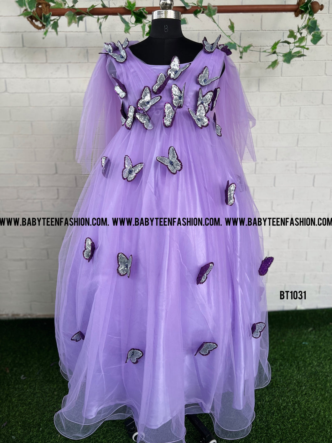 BT1031M Lavender Butterfly Whispers - Mother & Child Couture