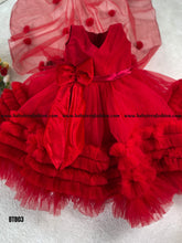 Load image into Gallery viewer, BT803  Ruby Ruffles Celebration Dress for Little Showstoppers
