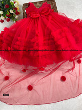 Load image into Gallery viewer, BT803  Ruby Ruffles Celebration Dress for Little Showstoppers
